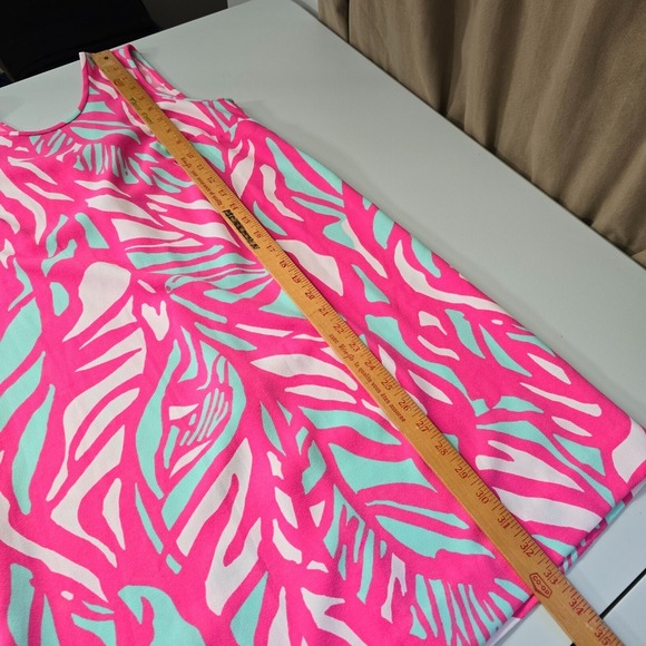 Lilly Pulitzer Dress Womens XS Pink Sabrina Exposed Full Zipper Beach Resort - Picture 11 of 12